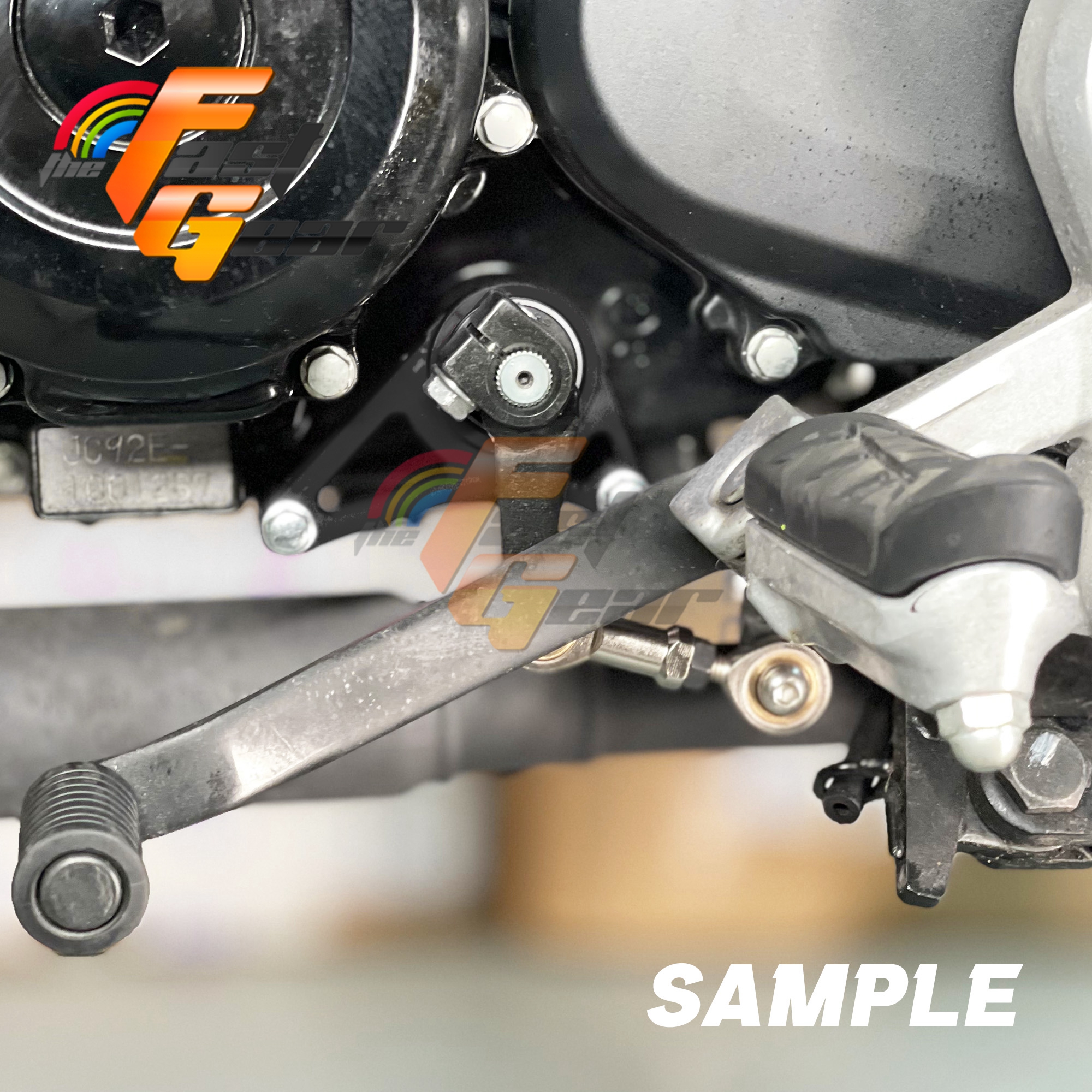 Black CNC Gear Shift Arm Support For Honda Monkey 125 2021-2023 21