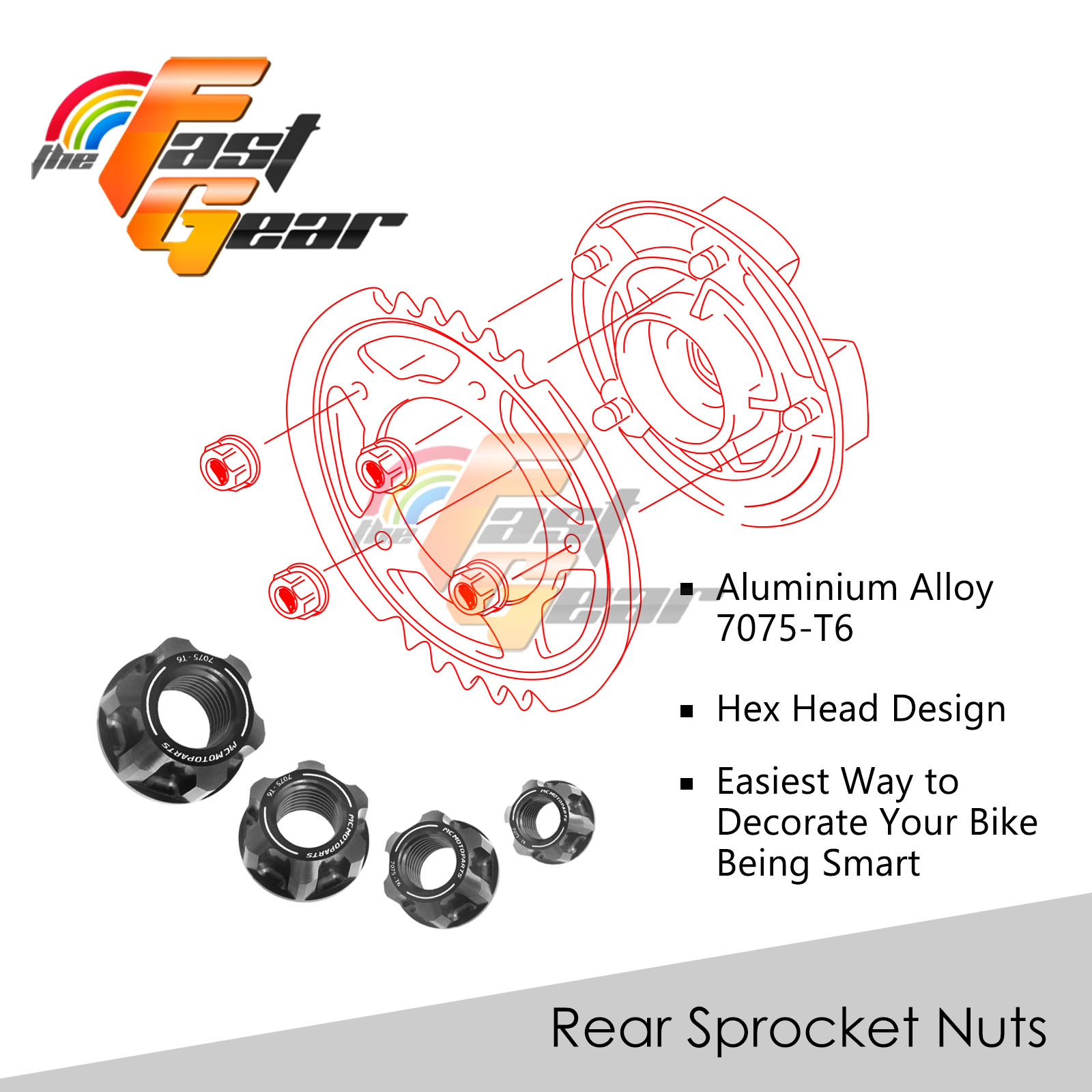honda grom rear sprocket