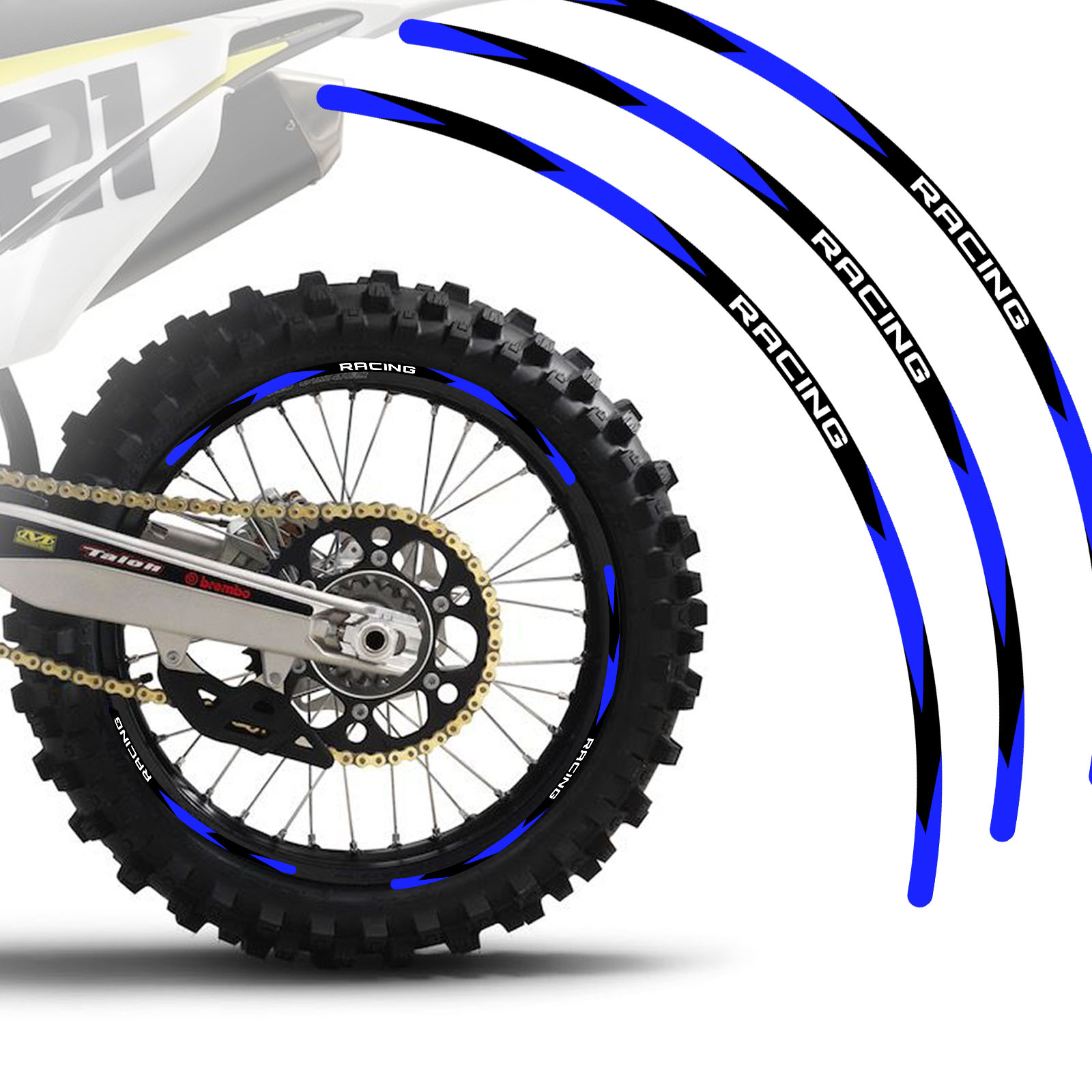 Blue 21 in. 19